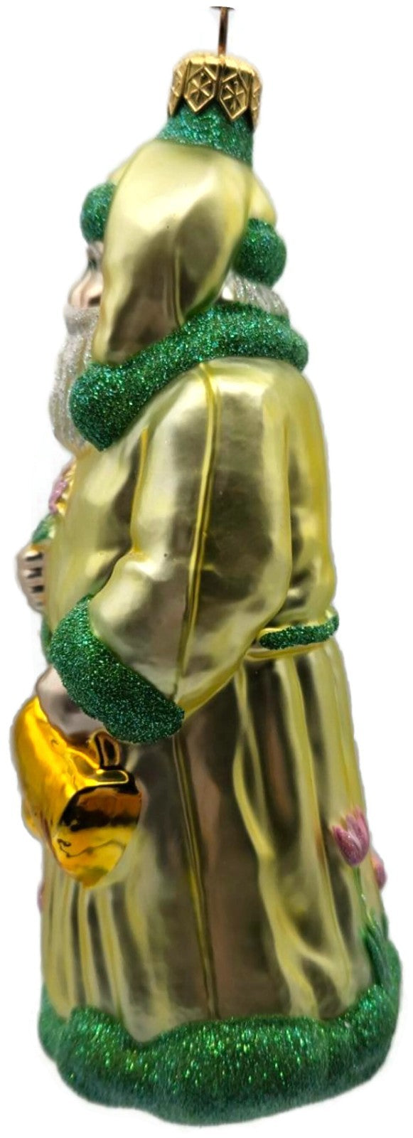 Patricia Breen Santa Dreams of Spring Yellow Spring Christmas Ornament 97407