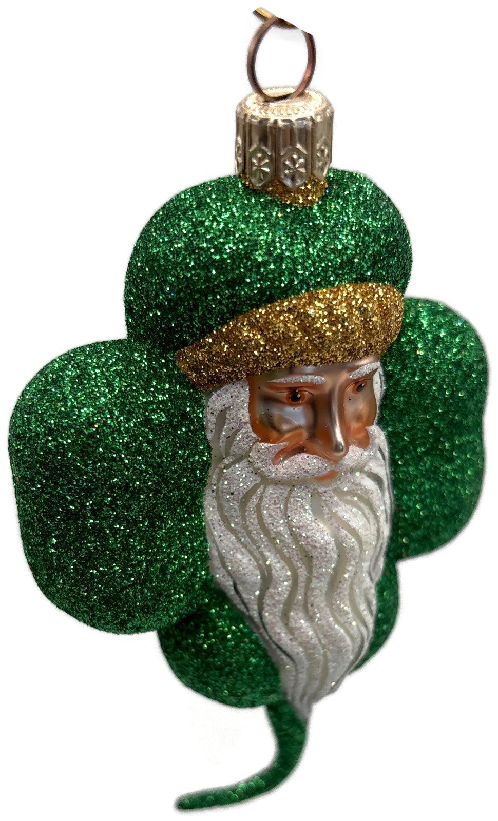Patricia Breen Eire Santa Green Shamrock St. Patrick's Christmas Ornament 21078