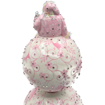 Patricia Breen Summit Finial Chinoiserie Pink Spring Christmas Tree Topper 31337