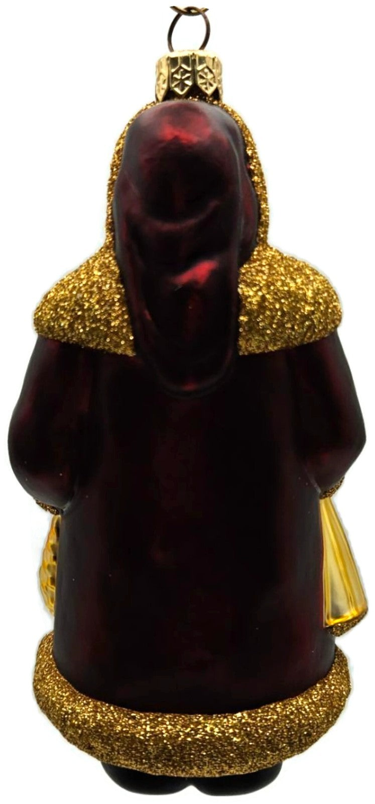 Patricia Breen Santa I Partridge & Pear Bordeaux Christmas Tree Ornament 20274