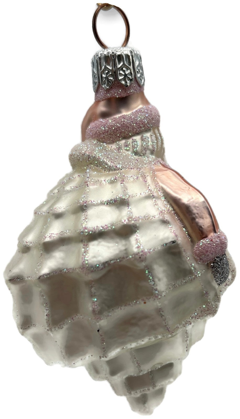 Patricia Breen Turitella Santa Pink Aquatic Seashell Christmas Ornament 99392