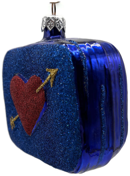 Patricia Breen To My Sweet Blue Shiny Back Valentines Christmas Ornament 97487