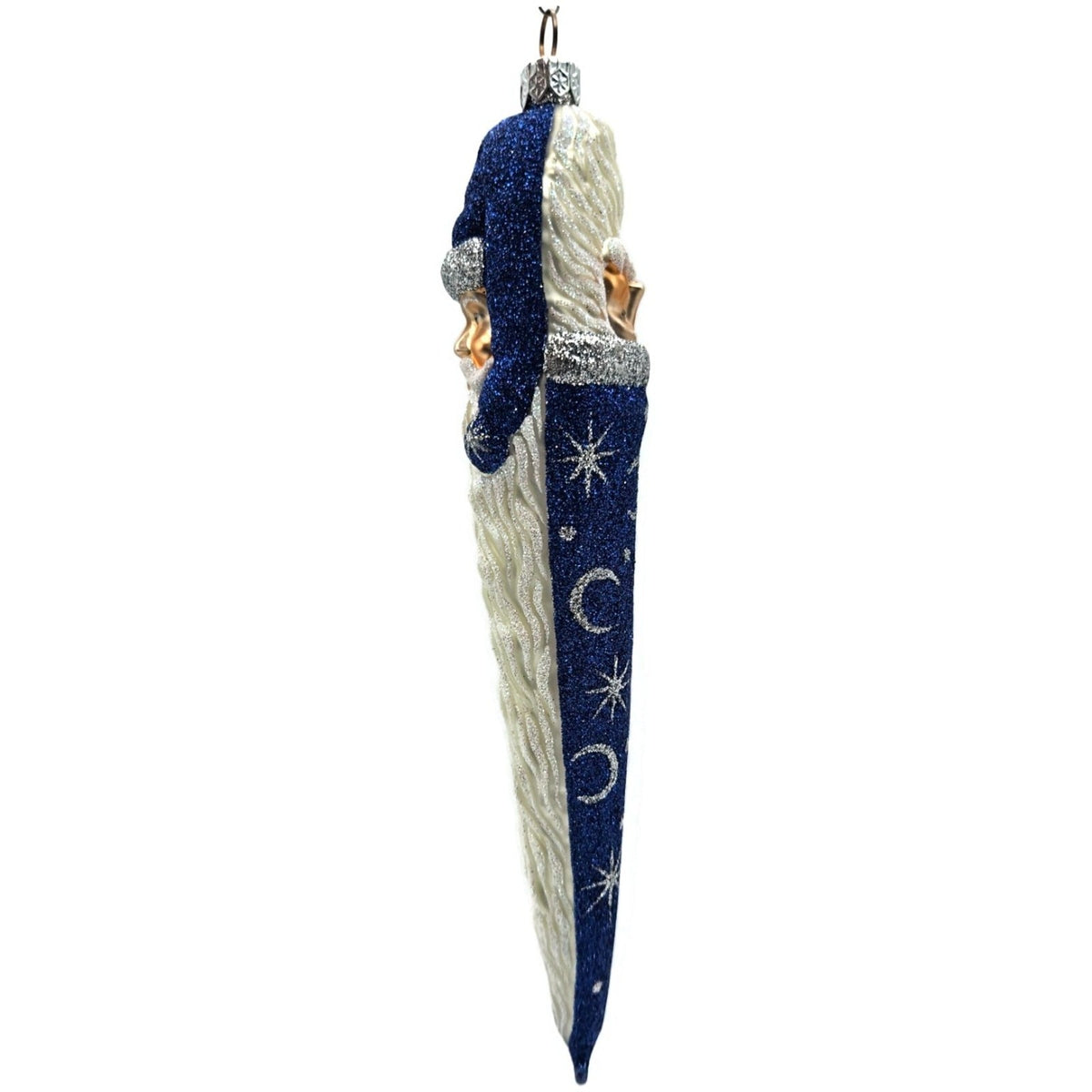 Patricia Breen Bowman Santa Constellations Blue Stars Christmas Ornament 21985