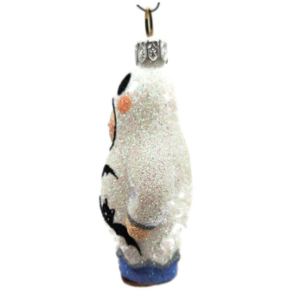 Patricia Breen Trickster Ghost White Halloween Bat Glass Christmas Ornament 26508