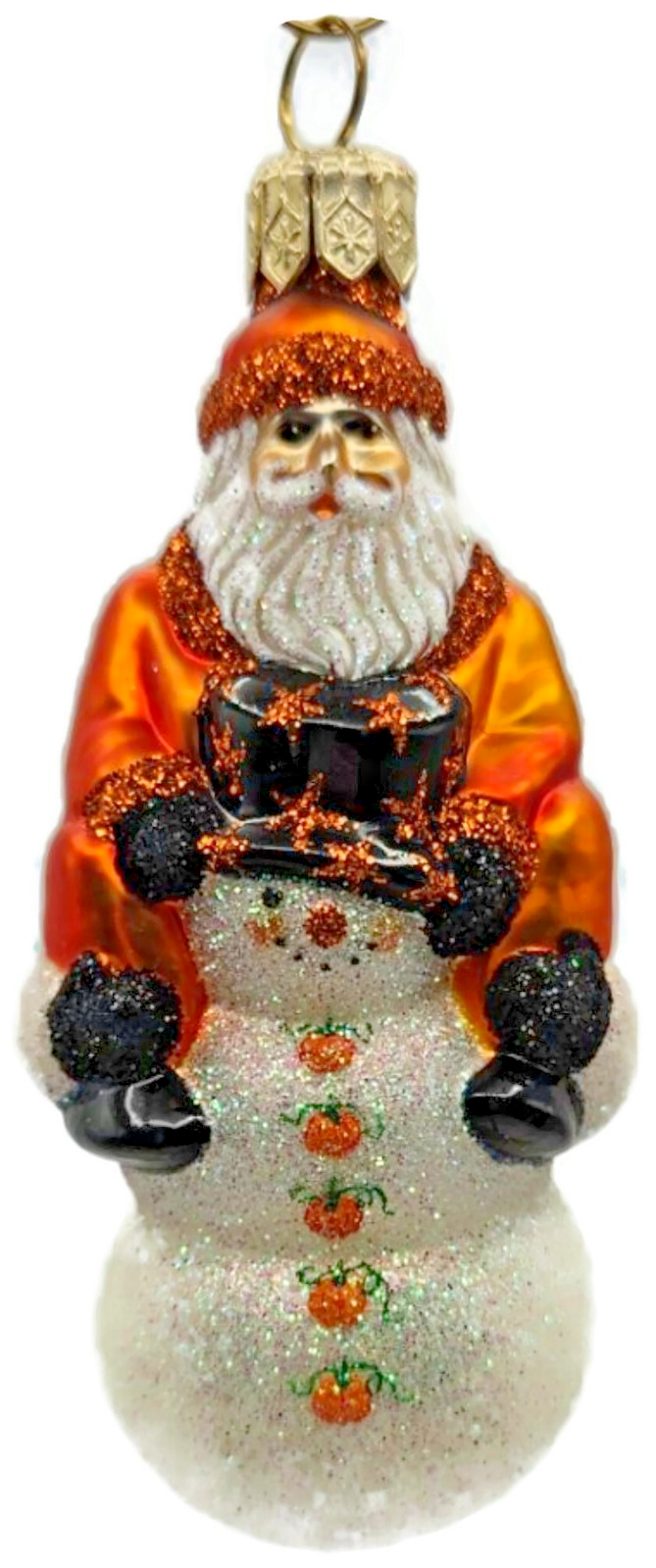Patricia Breen Miniature Helping Hand Up Halloween Santa Snowman Ornament 22400