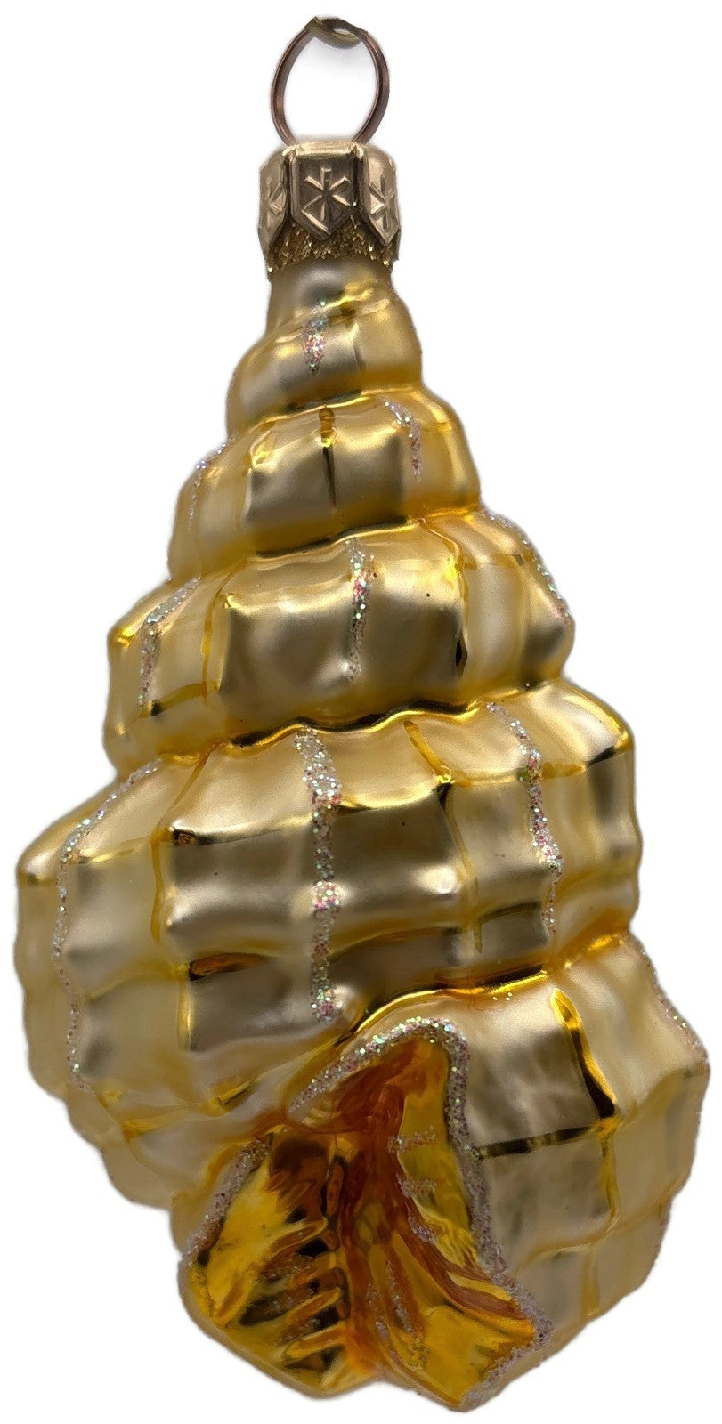 Patricia Breen Eric's Shell Gold Nautical Aquatic Christmas Ornament 9900CATZ2