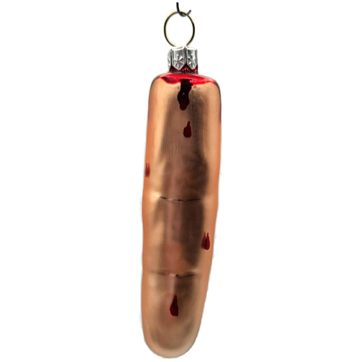 Patricia Breen Halloween Franks Finger Flesh Glass Christmas Tree Ornament 26106