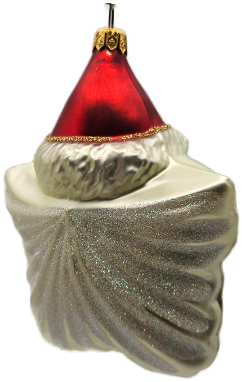 Kurt Adler Komozja Polonaise Star Santa Claus Head Mercury Christmas Ornament3