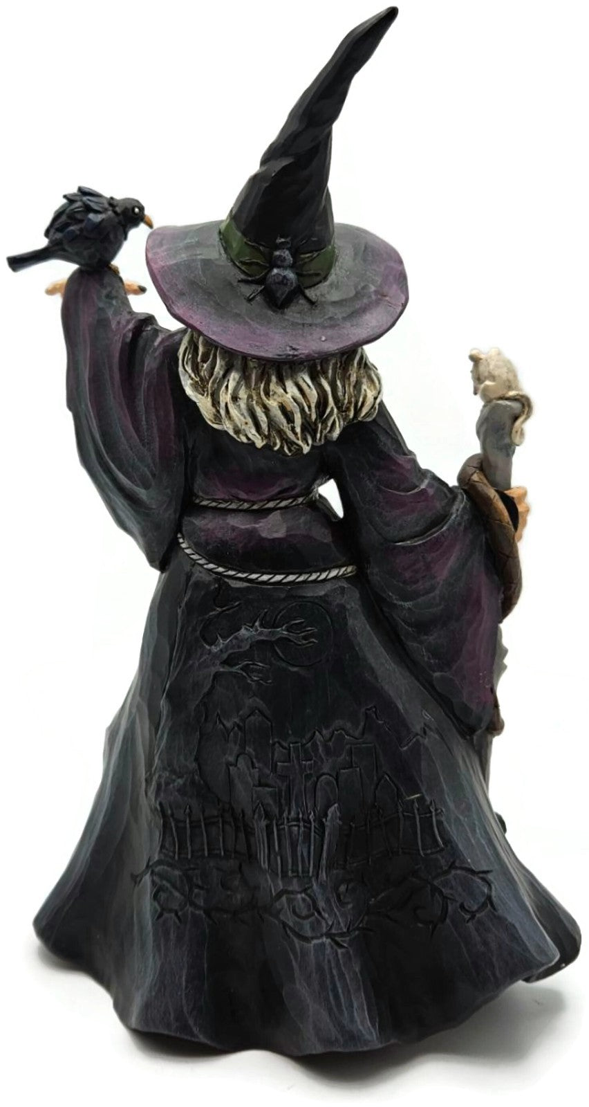 Jim Shore Something Wicked's on the Way Witch Graveyard Scene Halloween Figurine4