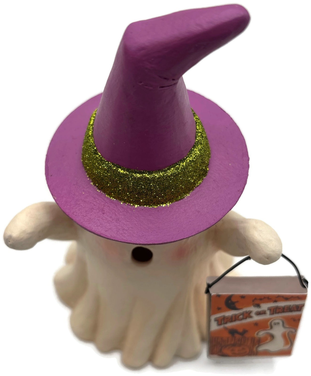 Bethany Lowe Halloween Witchy Ghost With Treat Bag TF3241 Hand Painted8