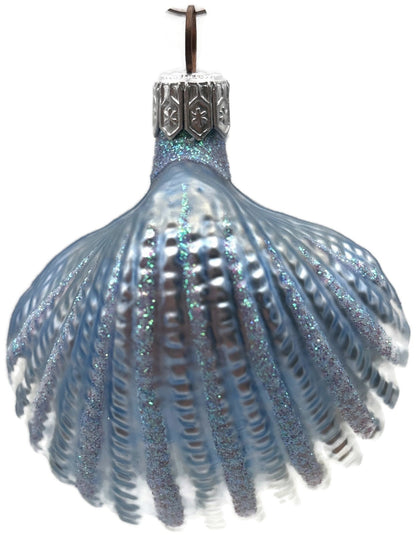 Patricia Breen A Walk On The Beach Blue Shell Nautical Christmas Ornament 97505