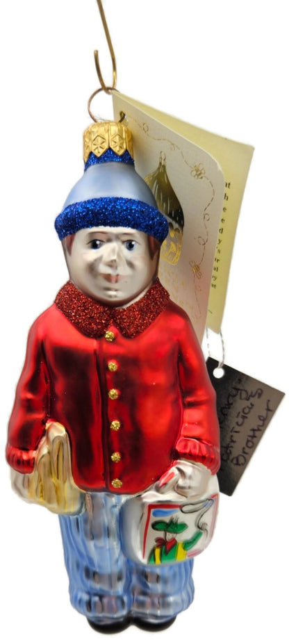 Patricia Breen Henrys First Day Of School Red Signed Christmas Ornament 971911