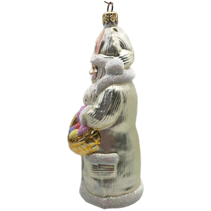 Patricia Breen Easter Santa Pearl Bunny Egg Basket Spring Holiday Ornament 99106