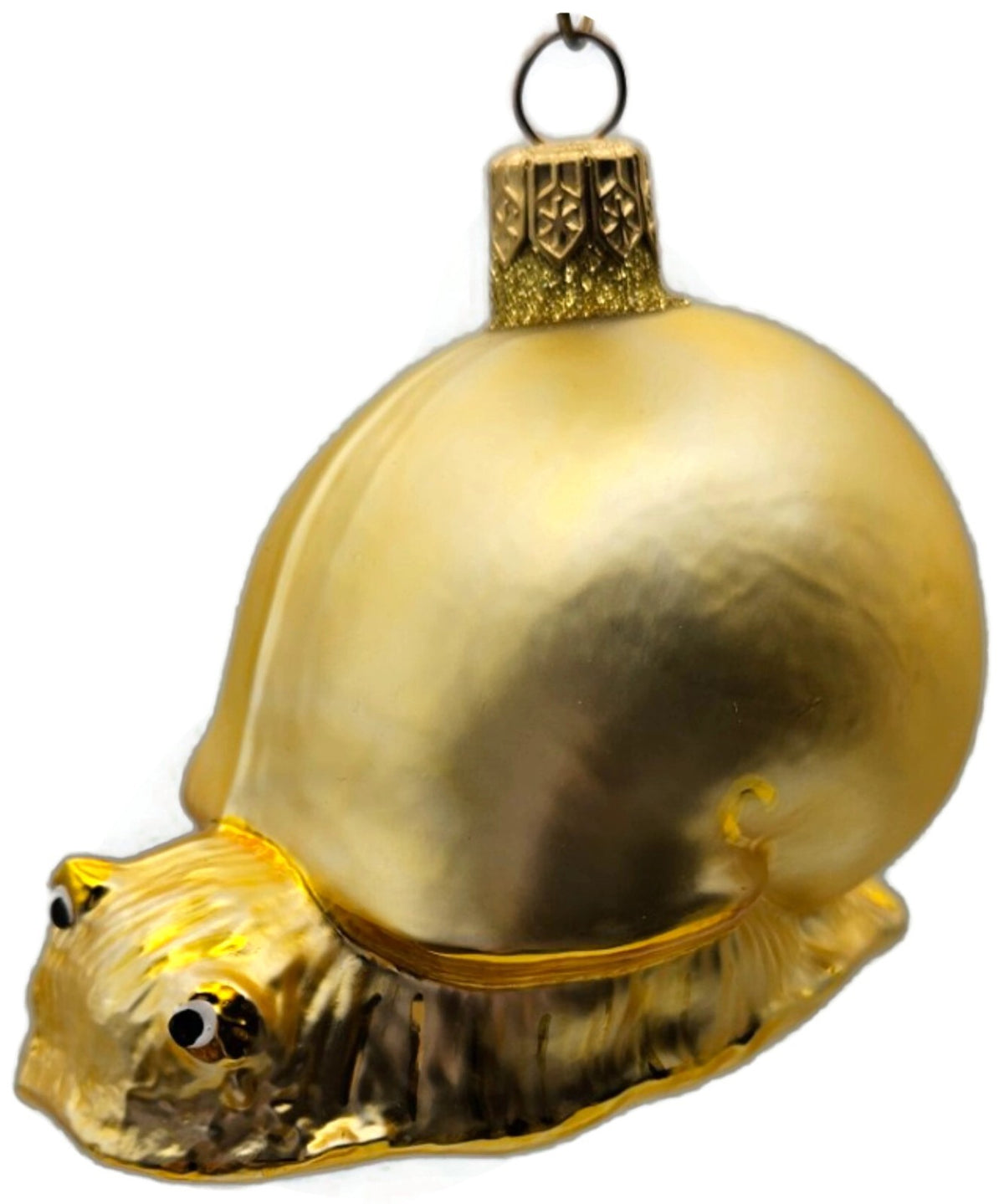 Patricia Breen Escargot Gold Matte Snail Nautical Summer Christmas Ornament 97124
