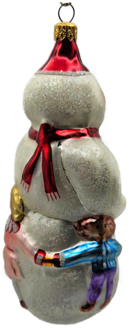 Christopher Radko Snow Dancing Snowman Children Christmas Ornament 94-091-04