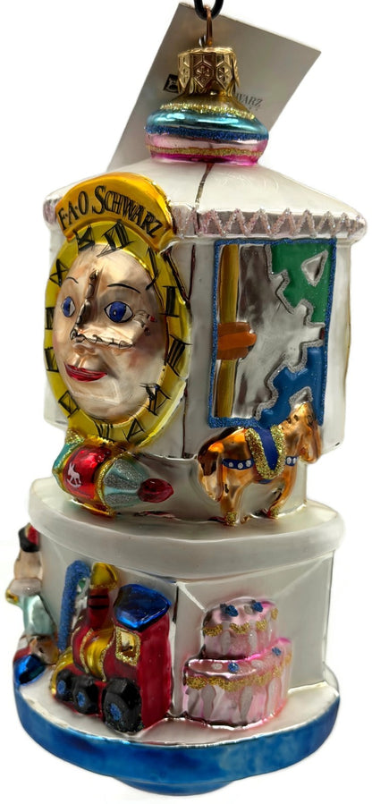 Christopher Radko Fao Schwarz Clock Tower Christmas Ornament 4052/5000 98-FAO-018