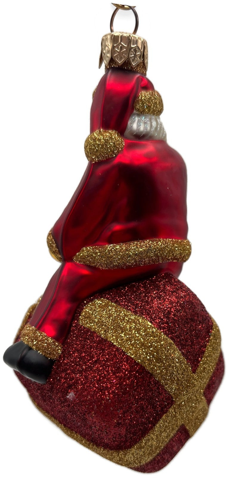 Patricia Breen For You Henry Red Gold Santa Claus Gift Christmas Ornament 20135