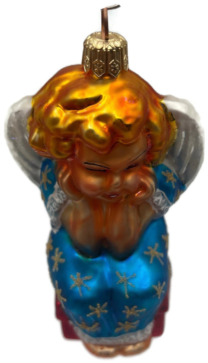 Christopher Radko Li'l Miss Angel 1997 Starlight Christmas Ornament 97 SP 217