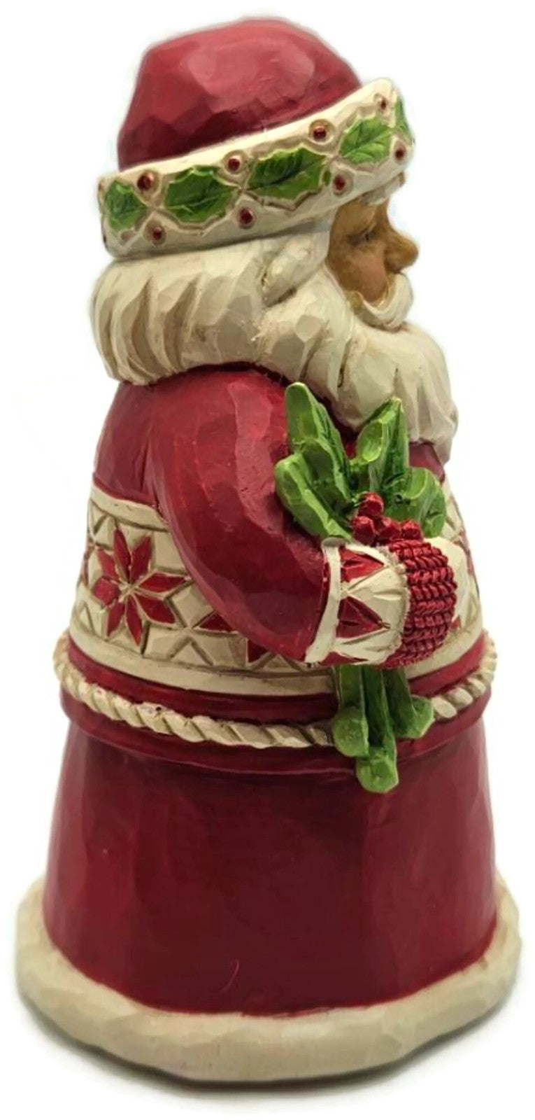 Jim Shore Nordic Holly Berry Noel Santa Red Pint Sized Christmas Decor Figurine2