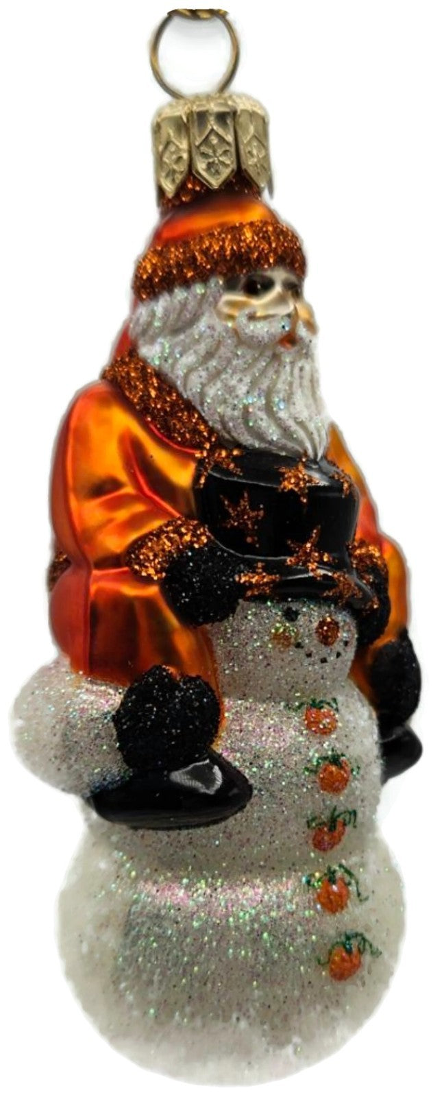 Patricia Breen Miniature Helping Hand Up Halloween Santa Snowman Ornament 22407