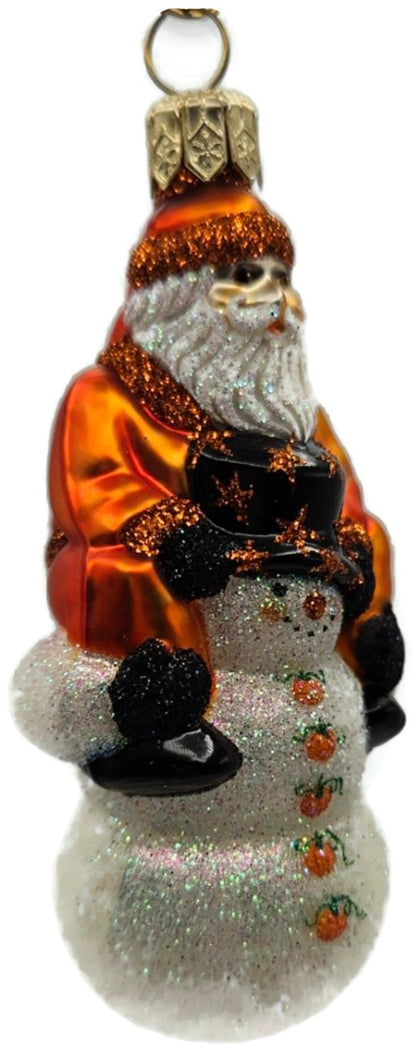Patricia Breen Miniature Helping Hand Up Halloween Santa Snowman Ornament 22407