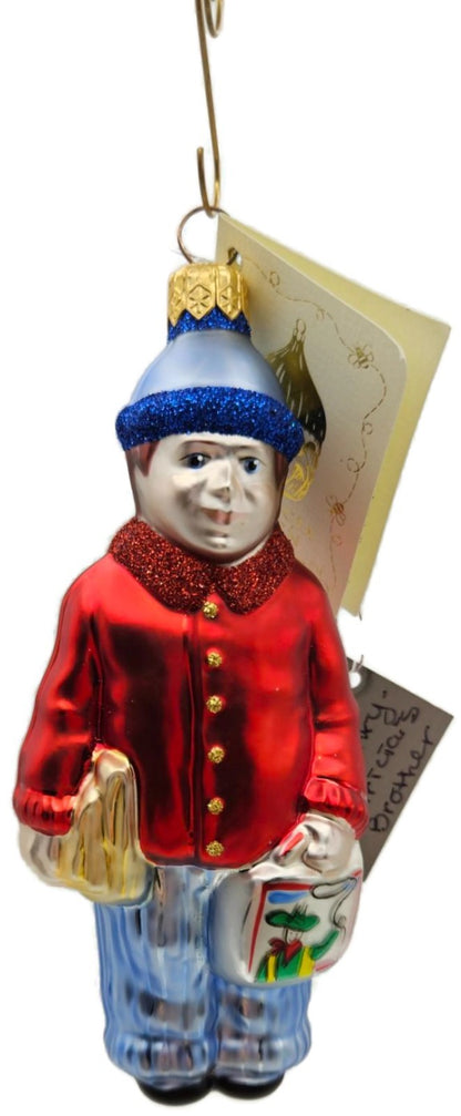 Patricia Breen Henrys First Day Of School Red Signed Christmas Ornament 971910