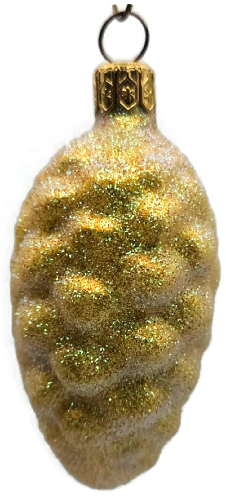 Patricia Breen Walk in the Woods Spruce Cone Yellow Christmas Ornament 96514