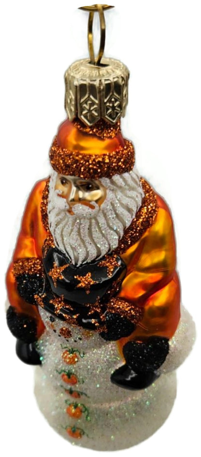 Patricia Breen Miniature Helping Hand Up Halloween Santa Snowman Ornament 22408