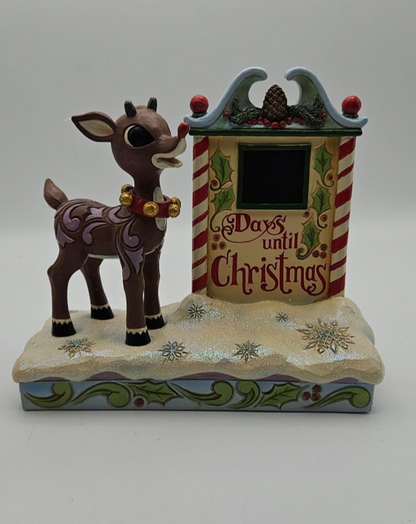 Jim Shore Traditions Rudolph Red Nosed Reindeer Countdown Winter Calendar12