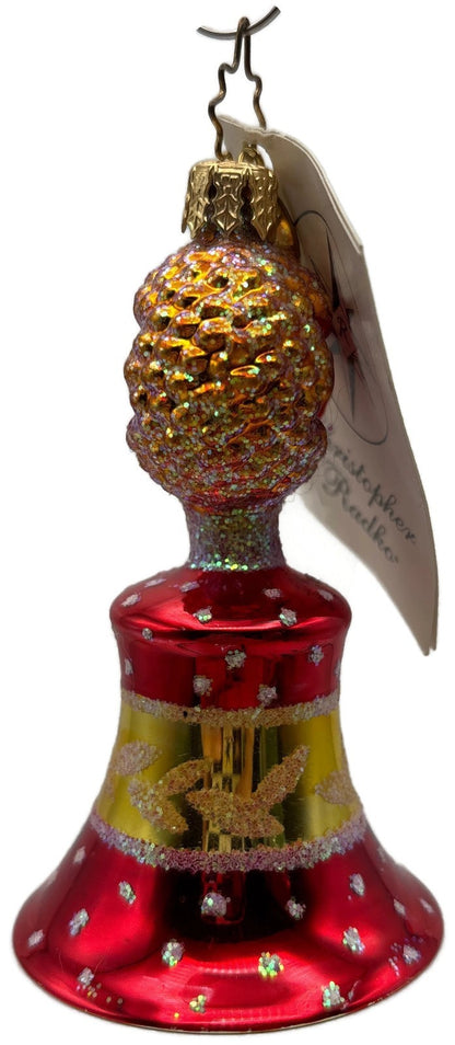 Christopher Radko Kringle Twinkle Bell Reflector Glass Ornament 10114085