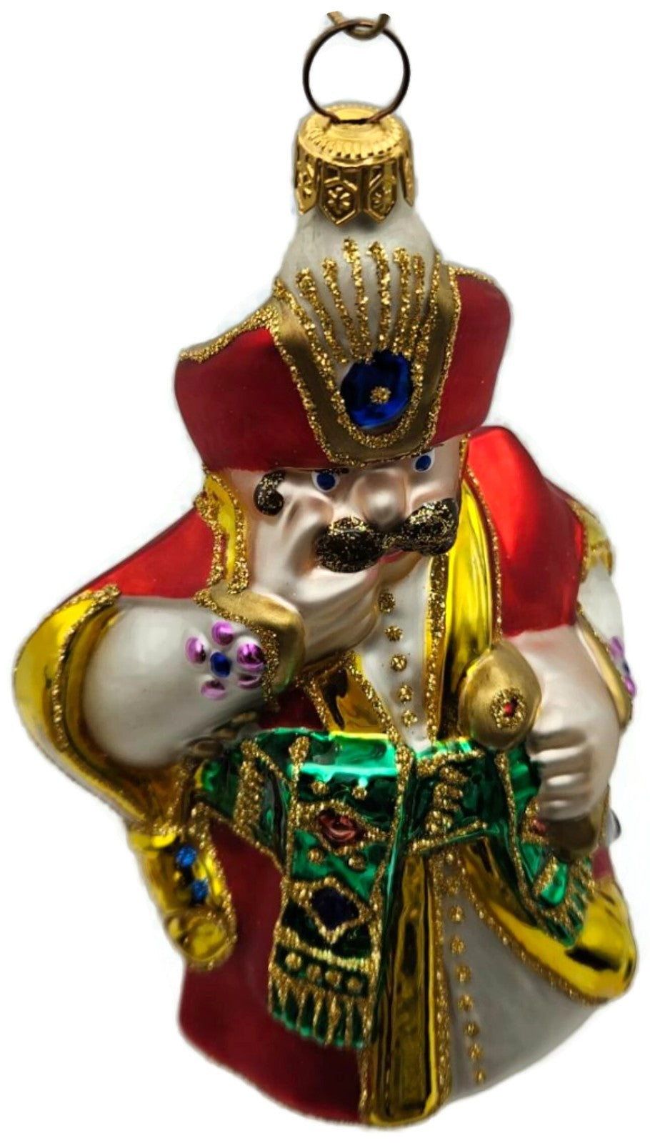 Kurt Adler Komozja Polonaise Polish Nobleman 1996 Glass Christmas Tree Ornament1