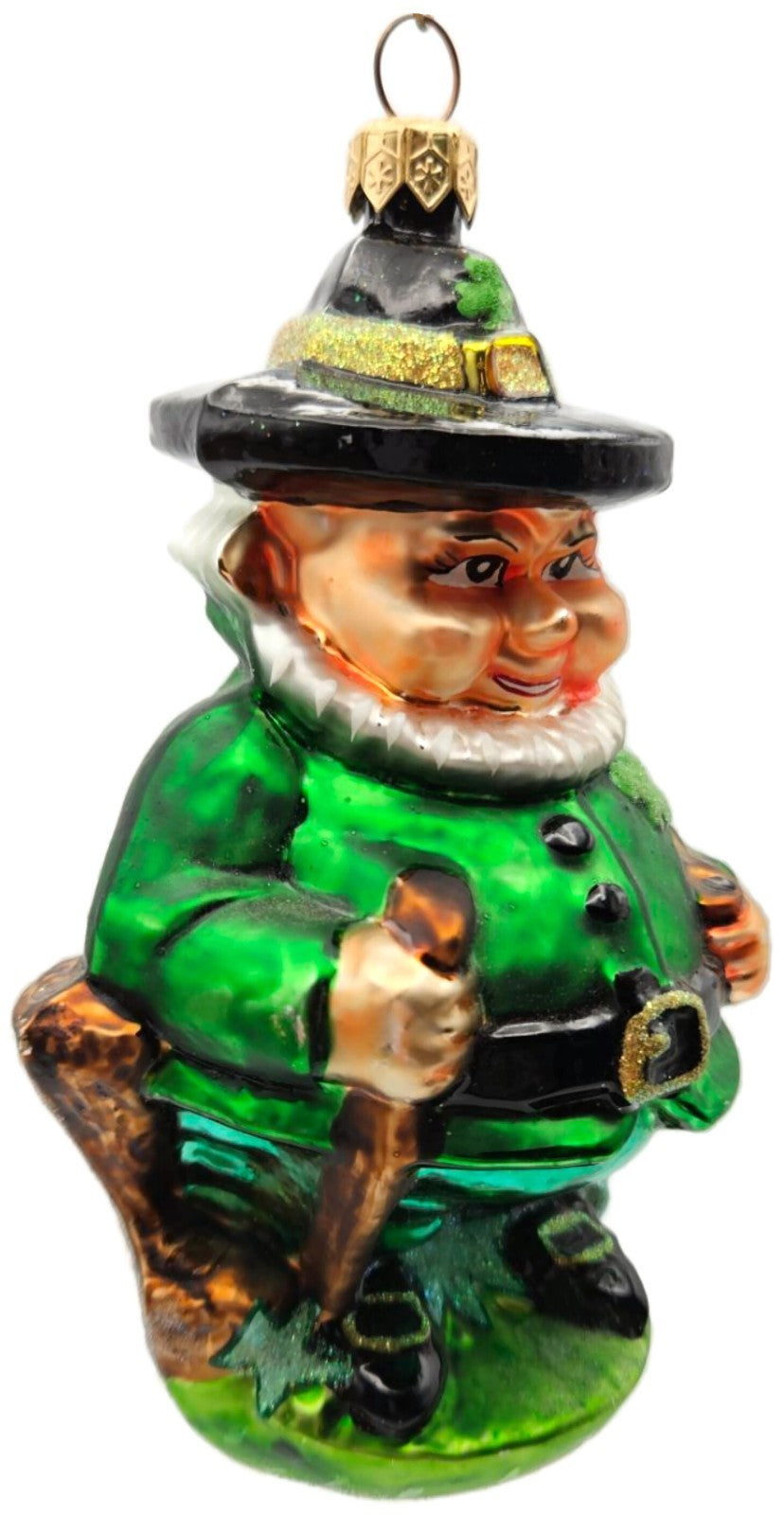 Christopher Radko Tall N Stout O'Leary As Green St Patrick Day Ornament 98-288-06
