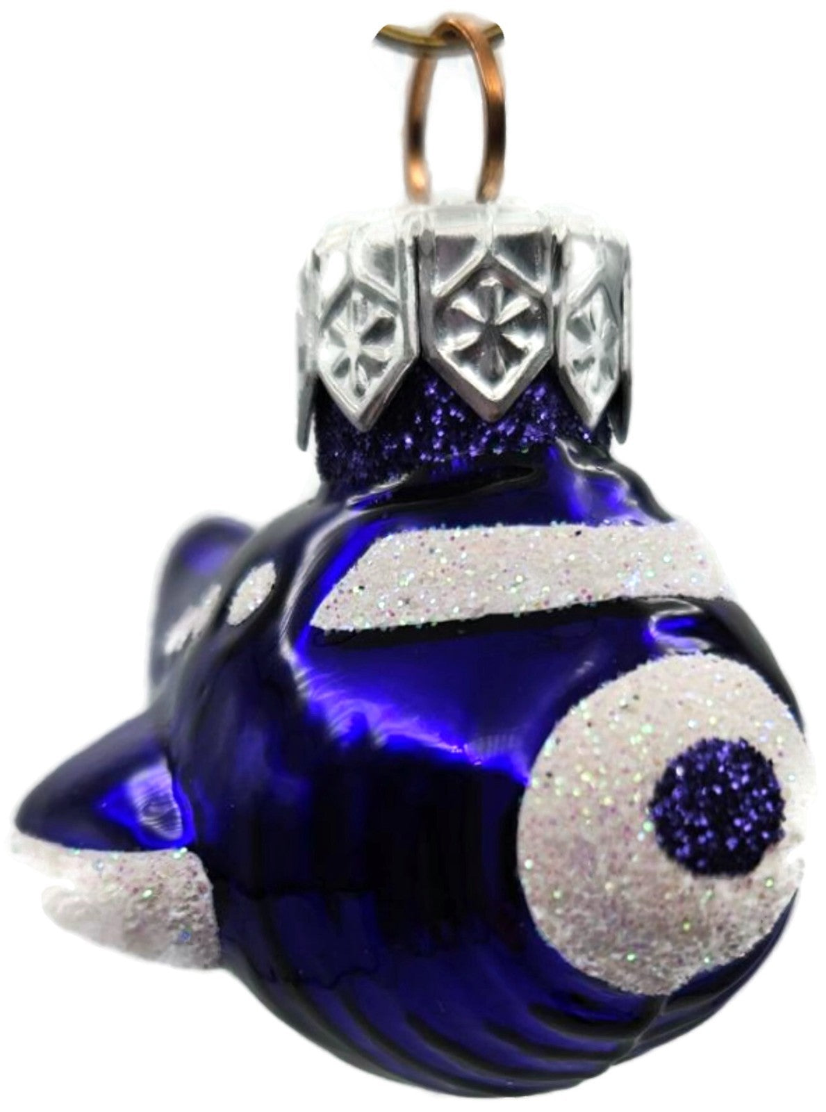 Patricia Breen Miniature Spruce Goose Purple Plane Christmas Ornament 2100CO2