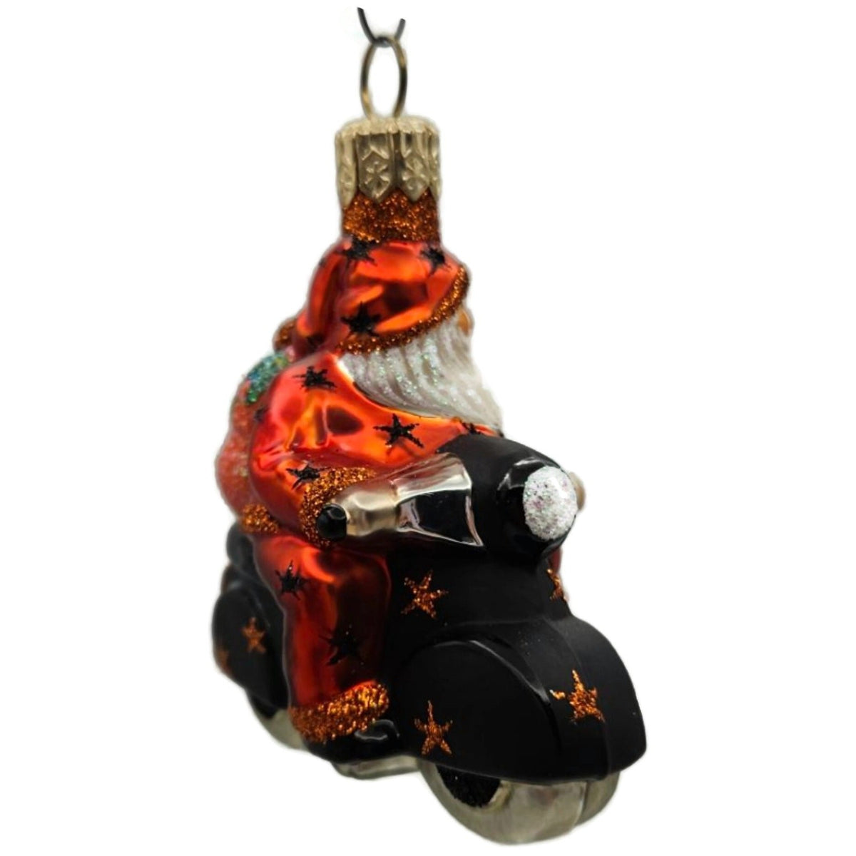 Patricia Breen Halloween Ciao Henry Orange Pumpkin Stars Christmas Ornament 22183