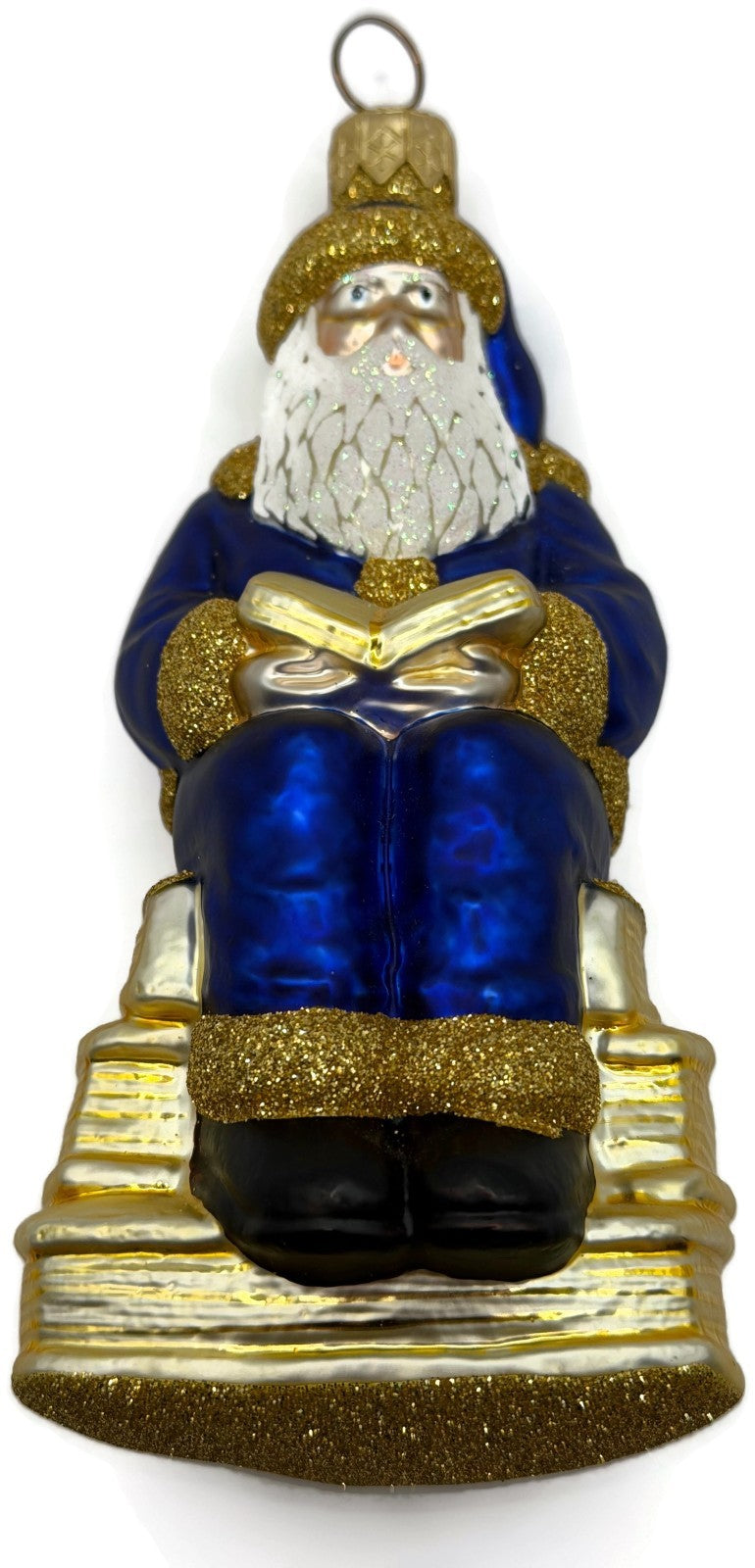 Patricia Breen Santa Reads Romeo Juliet Shakespeare Christmas Tree Ornament 99314