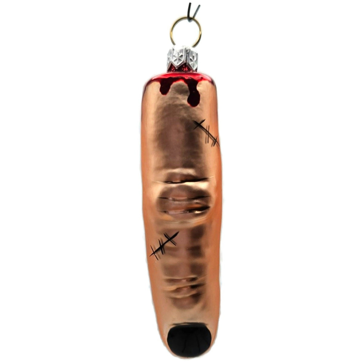 Patricia Breen Halloween Franks Finger Flesh Glass Christmas Tree Ornament 26100