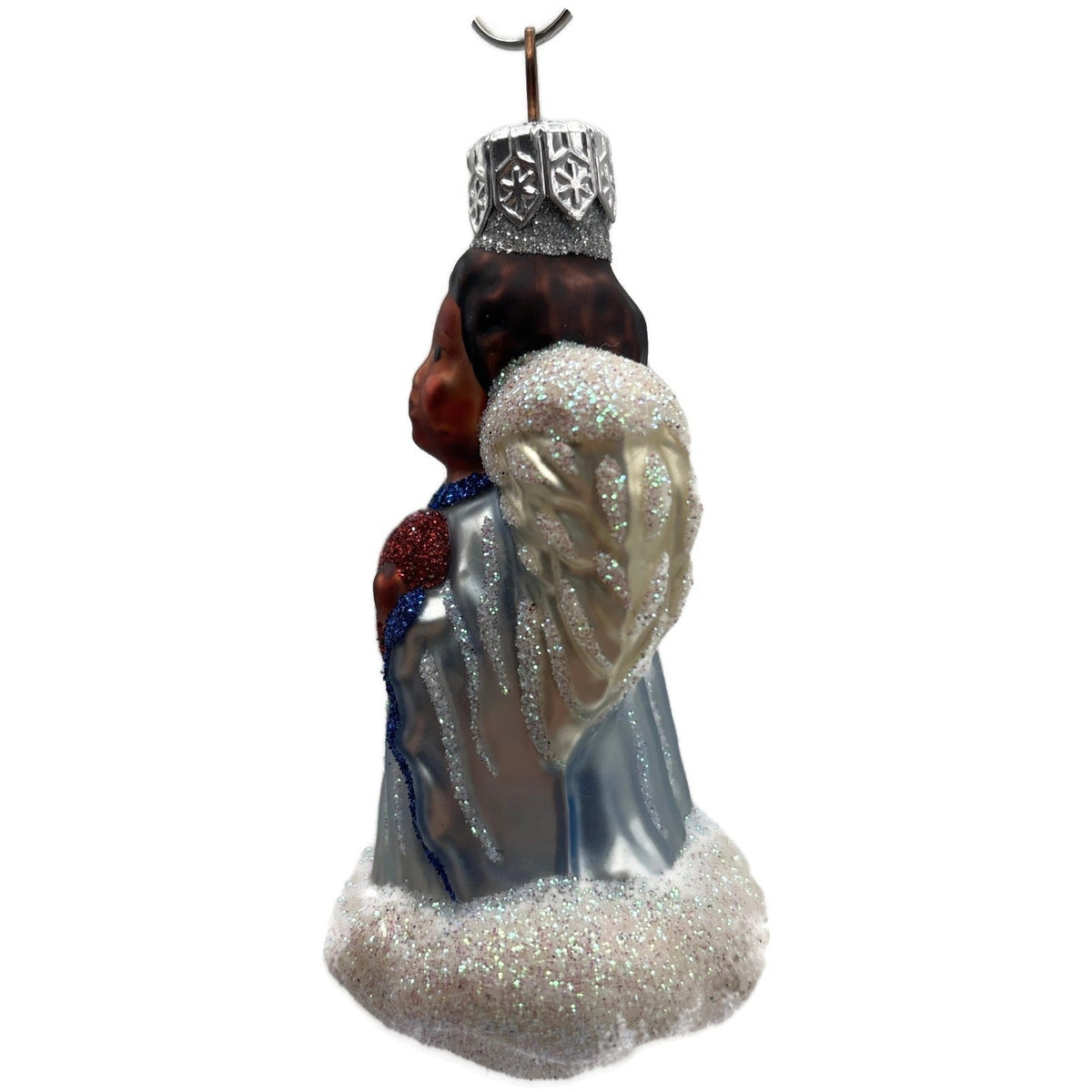 Patricia Breen Quartet Of Angels Pastel Heart Blue White Christmas Ornament 98344