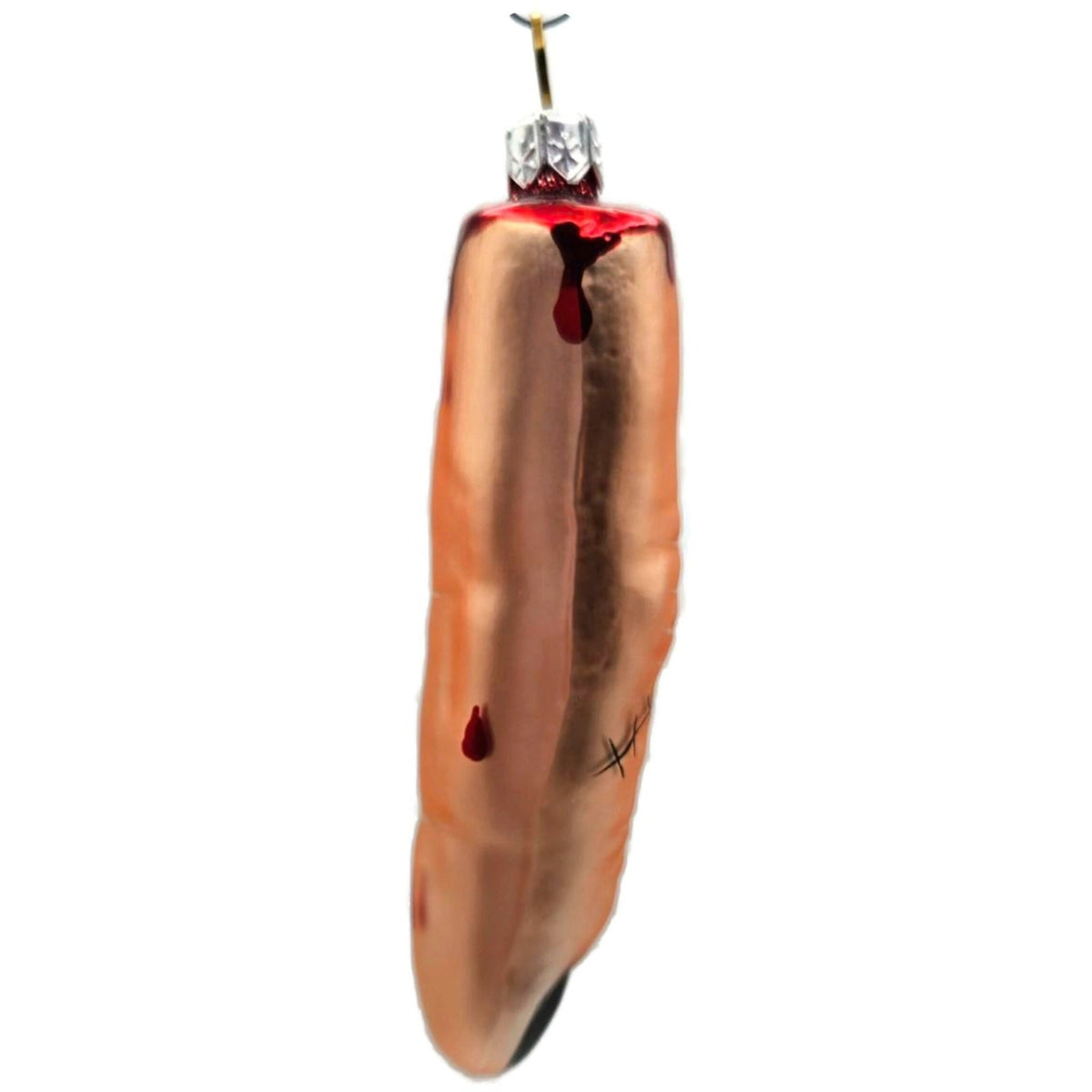 Patricia Breen Halloween Franks Finger Flesh Glass Christmas Tree Ornament 26103