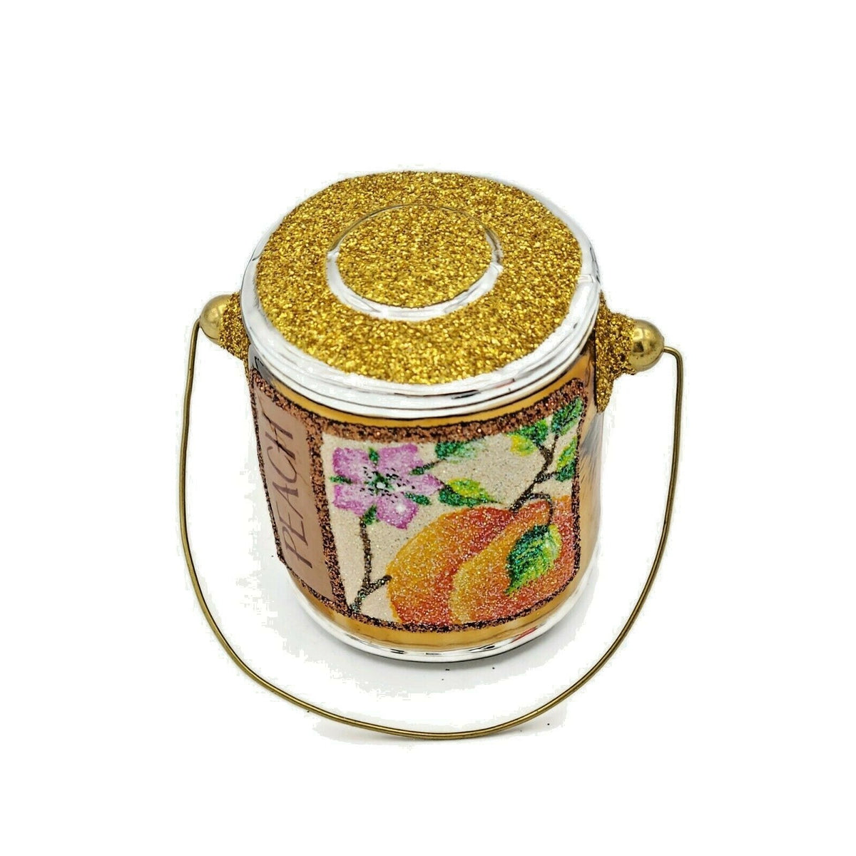 Patricia Breen Colourful Quarts Peach Paint Can Spring Christmas Ornament 25792