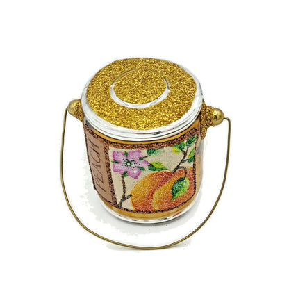 Patricia Breen Colourful Quarts Peach Paint Can Spring Christmas Ornament 25792