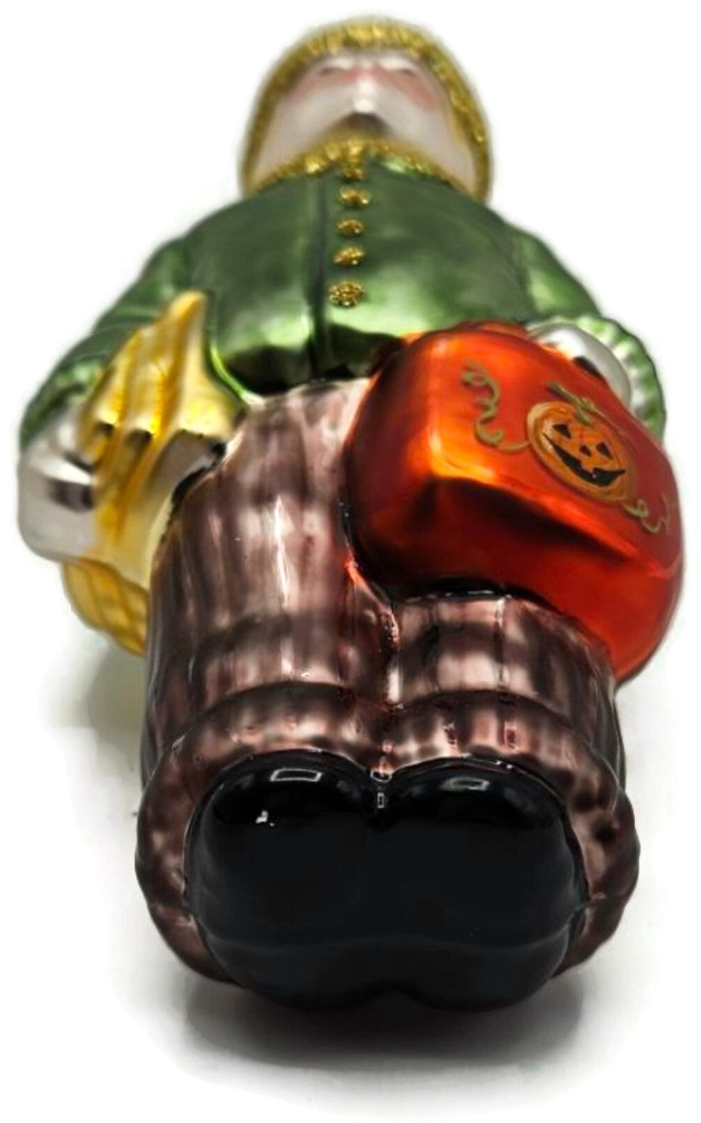 Patricia Breen Henry's First Day of School Green Brown Glass Ornament 97198