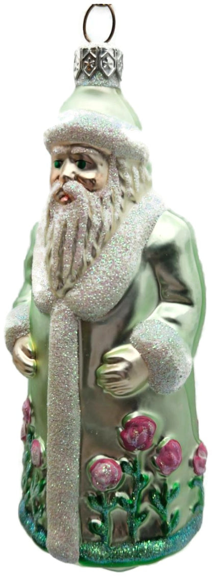 Patricia Breen Santa of the Windsor Pink Rose Spring Christmas Ornament 9700WA1