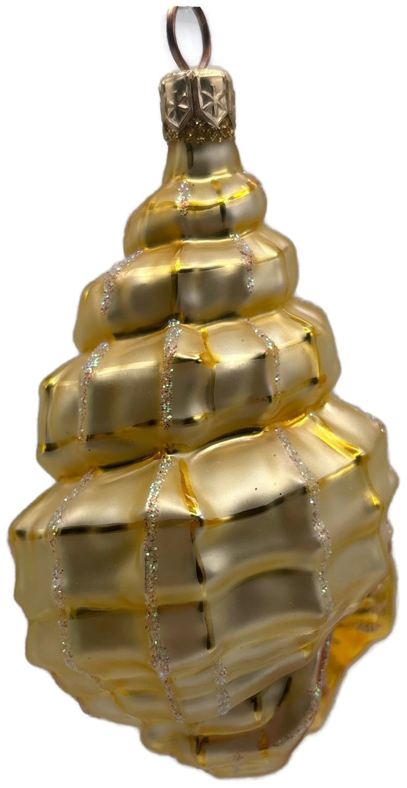Patricia Breen Eric's Shell Gold Nautical Aquatic Christmas Ornament 9900CATZ4