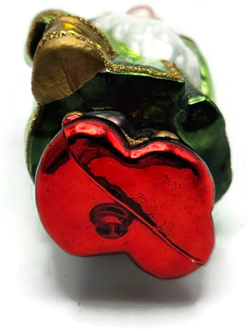 Kurt Adler Polonaise Komozja Sleepy Dwarf Snow White Green Christmas Ornament9
