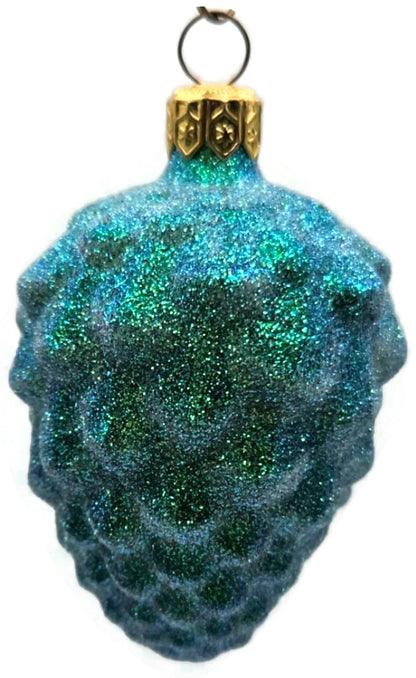 Patricia Breen Walk in the Woods Pine Cone Fall Green Christmas Ornament 96511