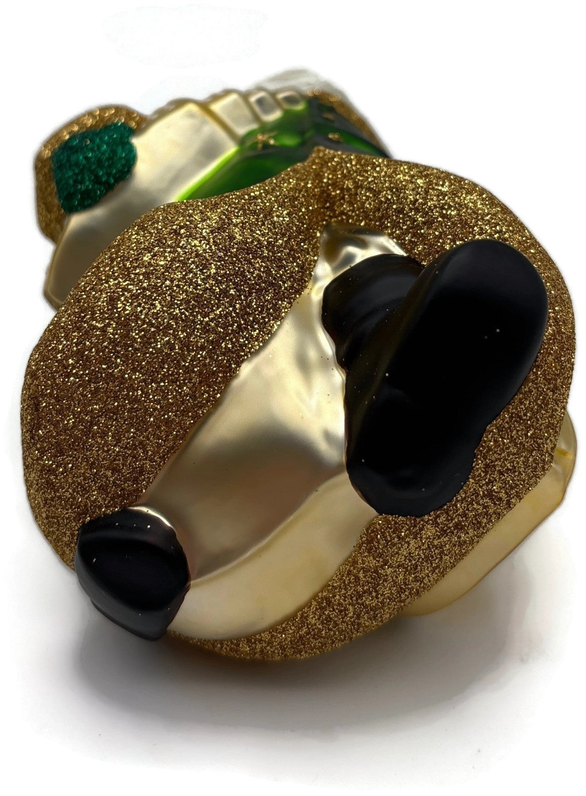 Patricia Breen City Santa Claus Green Ethnic Gold Stars Christmas Ornament 20089