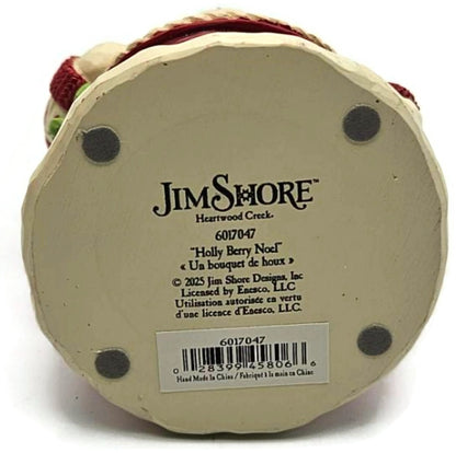 Jim Shore Nordic Holly Berry Noel Santa Red Pint Sized Christmas Decor Figurine11
