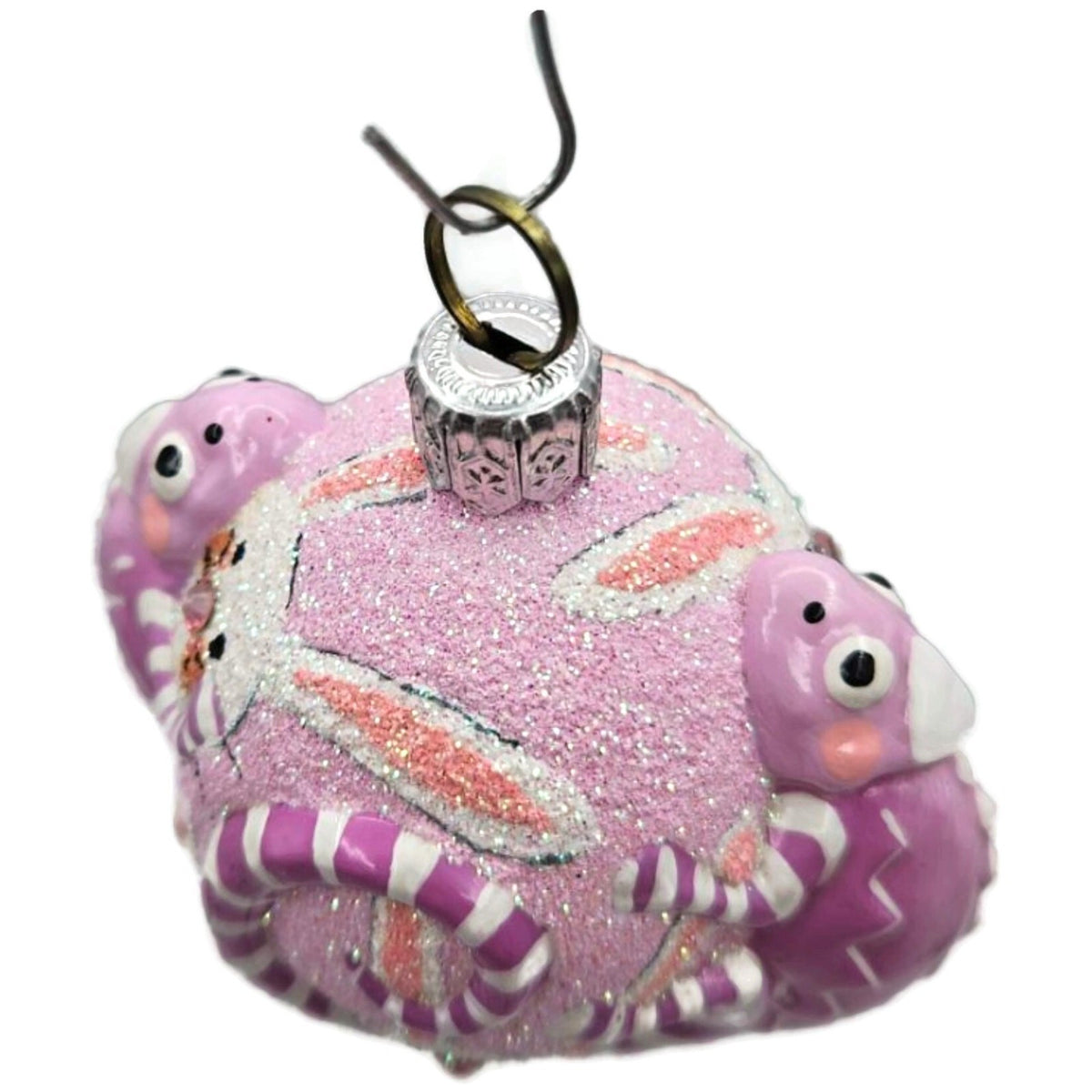 Patricia Breen For James Twice Bunnies Chameleon Easter Christmas Ornament 25812