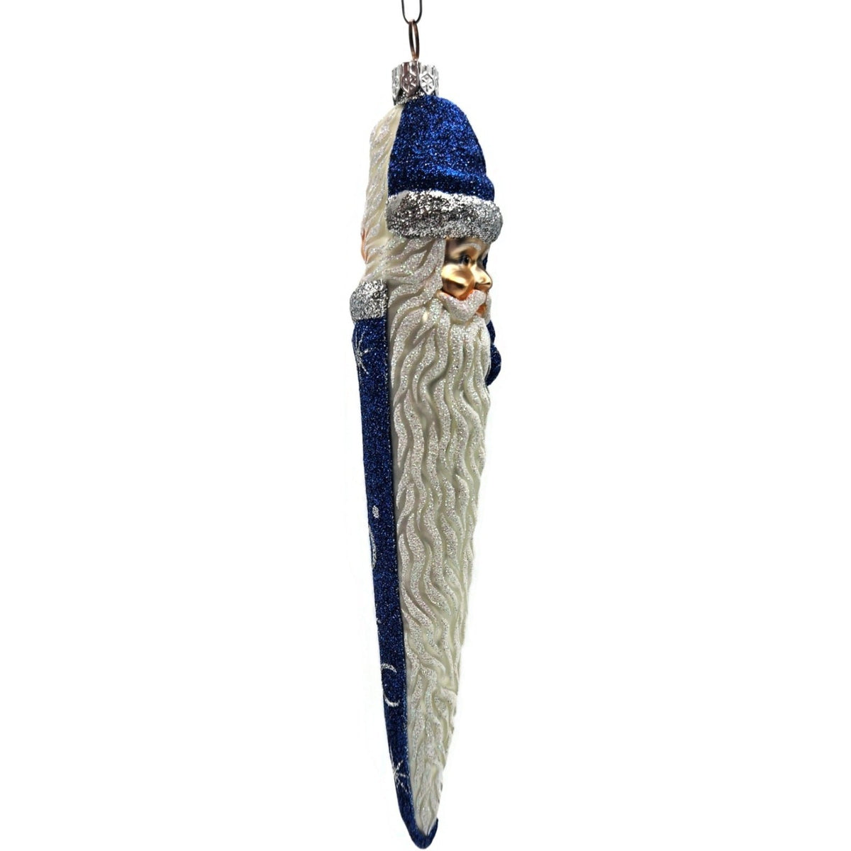 Patricia Breen Bowman Santa Constellations Blue Stars Christmas Ornament 21982
