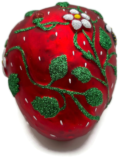 Patricia Breen Grande Strawberry Bees Fruit Red Spring Christmas Ornament 9800NM3